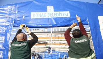 Konak’tan Kahramanmaraş’a çadırkent desteği