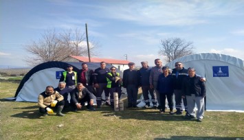 Kahramanmaraş ve çevresindeki 40 köyde İzmir dayanışması