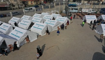 Konak’ın çadır kentinde hayat başladı