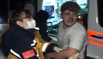 Sigara yakarken ölümden döndüler