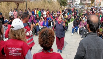 Çadır kentte 8 Mart kutlaması