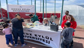 DEÜ Adıyaman’da depremin yaralarını sarıyor