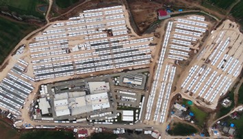 Depremin merkezi Pazarcık'ta konteyner kent kuruldu