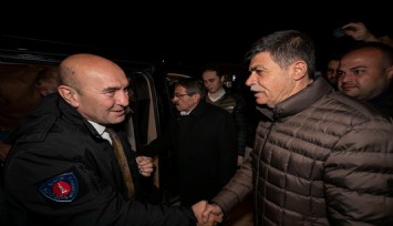 Soyer deprem ve selden etkilenen kardeş belediye Tut’u ziyaret etti