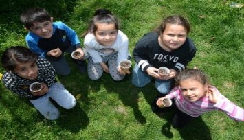 Sakin Mahalle etkinliklerinde çocuklar toprakla buluştu