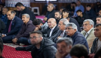 Başkan Soyer, bayram namazını Osmaniye Zafer Camii’nde kıldı
