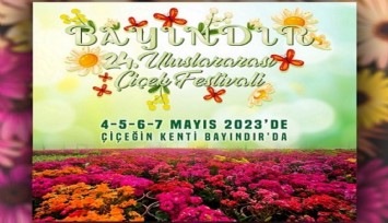 Çiçekçiliğin başkenti Bayındır’da festival coşkusu