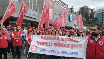 İZENERJİ işçileri iş bıraktı