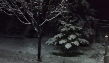 Malatya’da Nisan ayında kar sürprizi