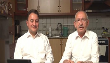 Kılıçdaroğlu: “Şampiyonlar ligi hazır”Kılıçdaroğlu ve Babacan ekonomi mesajlarını mutfaktan verdi
