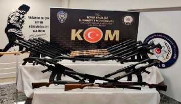 İzmir polisinden silah kaçakçılarına darbe  