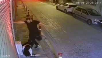 İzmir’de sokak ortasında kadına öldüresiye şiddet