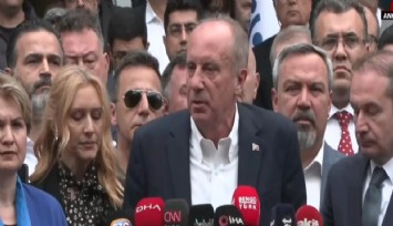 Muharrem İnce: adaylıktan çekiliyorum
