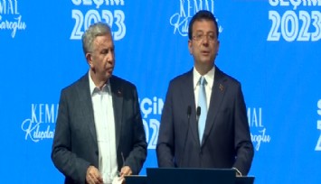 İmamoğlu ve Yavaş’tan açıklama: Yüzde 23,87 sandık sonucuna göre Kılıçdaroğlu önde