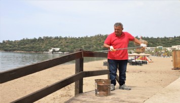 Menderes plajlarında tadilat zamanı