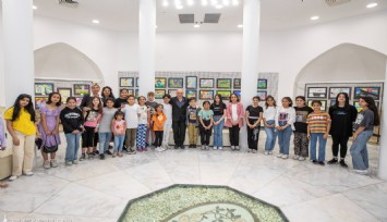 Çocuklar hayallerindeki mahalleyi resmetti