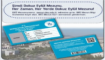 DEÜ’nün ‘Mezun Kart’ına yoğun talep