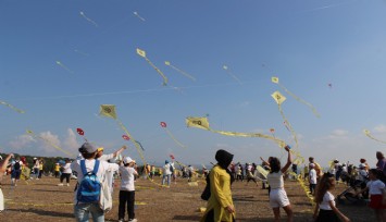 Bergama’nın UNESCO yıldönümü, uçurtmalarla kutlandı