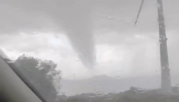 İzmir’de hortum paniği