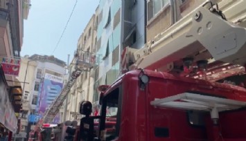 İzmir’de çıkan yangından etkilenen 5 kişi hastahaneye kaldırıldı