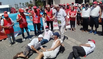 İzmir’de emekliler isyan etti: Enflasyona ezildik