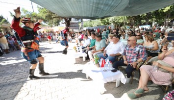 Menderes’te ki zeybek şenliğinde Akbelen unutulmadı