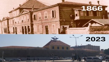 Bu nasıl restorasyon? Basmane Garı’nın 157 yıllık taş işçiliği ortaya çıkarılacağına boyandı