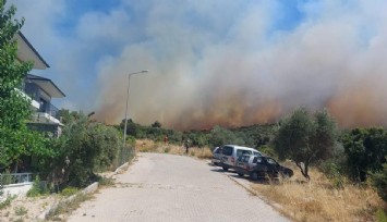 Çeşme'deki orman yangını 10 saat sonunda kontrol altına alındı