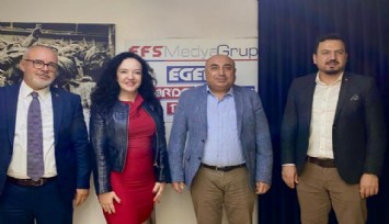 AK Partili Narlı ve Çömlekçi’den Egeli Gazete ’ye ziyaret