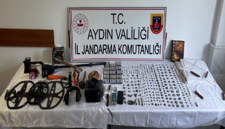 Aydın'da jandarmadan tarihi baskın