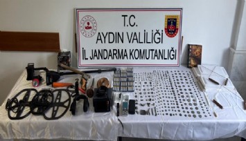 Aydın'da jandarmadan tarihi baskın