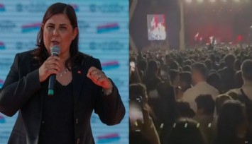 Aydınlı vatandaşlardan Özlem Çerçioğlu'na şok protesto: Sahneye çıktığı an yuhaladılar