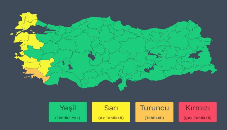 İçişleri Bakanlığı uyardı: 'Şiddetli sağanağa karşı tedbirli olun'