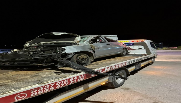 Kınık'ta feci kaza: 1 ölü, 1 yaralı