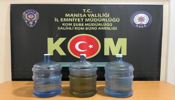 Manisa'da kaçak alkol operasyonu