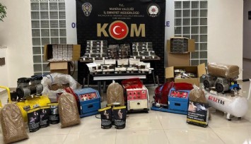 Manisa'da tütün operasyonu: 9 kişiye gözaltı
