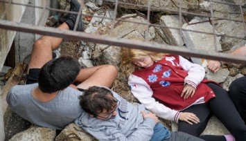 Yangın ve deprem tatbikatında o anlar yeniden yaşandı