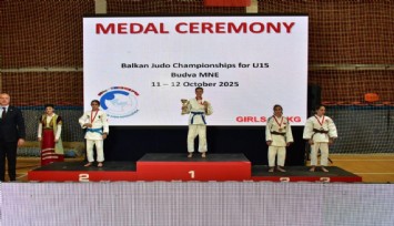 Yunusemreli milli judocu Tekin, Balkan Şampiyonu oldu