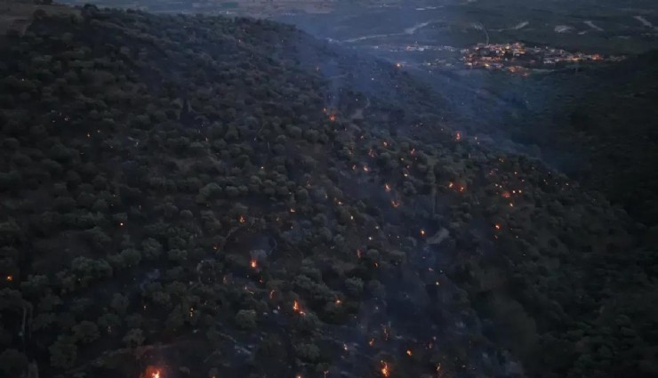 Bozdoğan yangını büyük ölçüde kontrol altına alındı