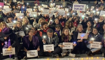 CHP İzmir'in kadınlarından şiddete karşı üç eylem