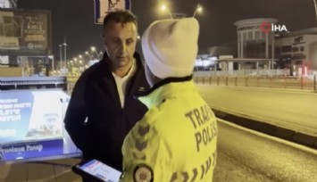 Ehliyetsiz sürücünün otomobilini almaya gelen şahısta ehliyetsiz çıktı