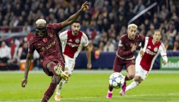 Galatasaray’da Osimhen antrenmanda yer aldı