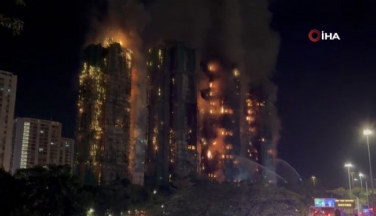 Hong Kong'daki yangın faciasında can kaybı 36'ya yükseldi