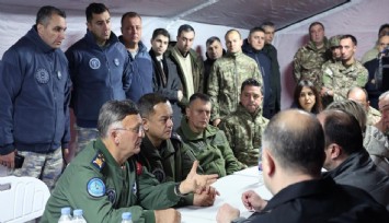 MSB: 'Kaza kırım ve arama kurtarma ekibi, olay yerinde çalışmalarına devam ediyor'