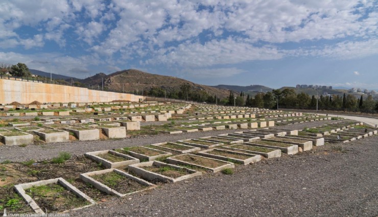 Örnekköy’de çift katlı mezarlık hizmete açılıyor