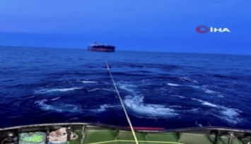 Ukrayna'nın Karadeniz'de vurduğu Rus gemisi Türkiye'ye çekiliyor