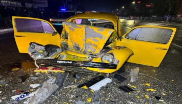 Uşak'ta otomobil ile otobüs çarpıştı: 1'i ağır 3 yaralı