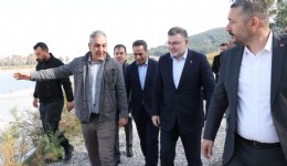 Başkan Saygılı Efes Antik Kent Kanal Projesi’ni yerinde inceledi