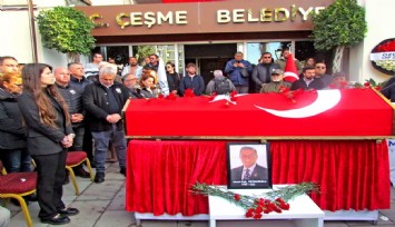 Çeşme’nin eski Belediye Başkanı Tütüncüoğlu, son yolculuğuna uğurlandı