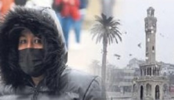 İzmir’de havalar eksiye düşüyor: Güneş bile ısınmaya yetmeyecek